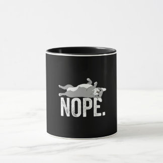 Lazy Frenchie - Nope Attitude Mug
