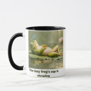 Lazy Frog Mug – Do Nothing Frog Mode Funny Coffee 