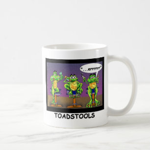 Lazy Frogs aka Toadstools Funny Gifts & Tees Coffee Mug