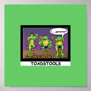 Lazy Frogs aka Toadstools Funny Poster