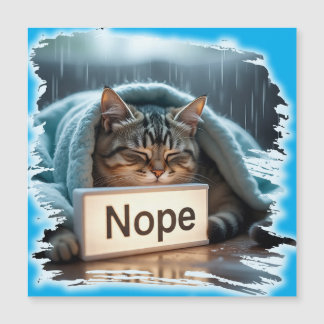 Lazy funny cat design