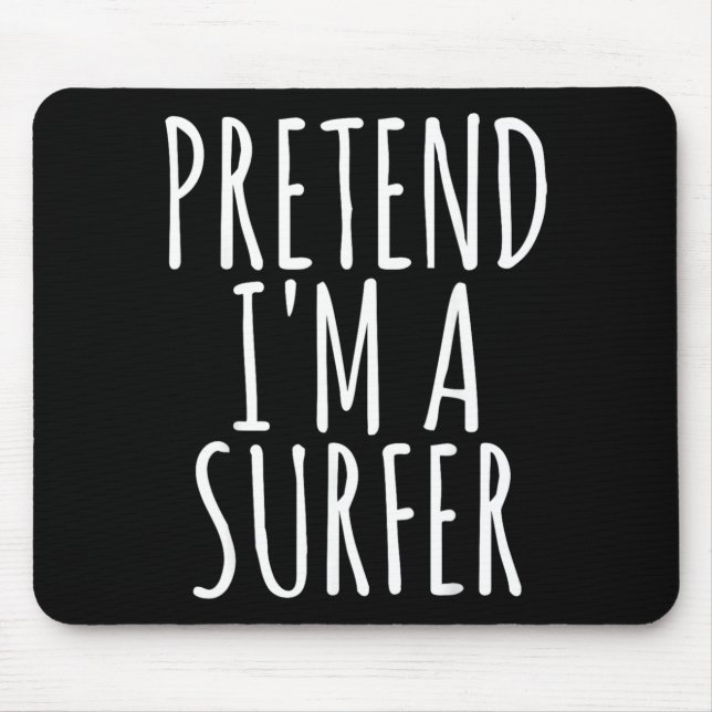 Lazy Funny Halloween Costume Mouse Pad (Front)