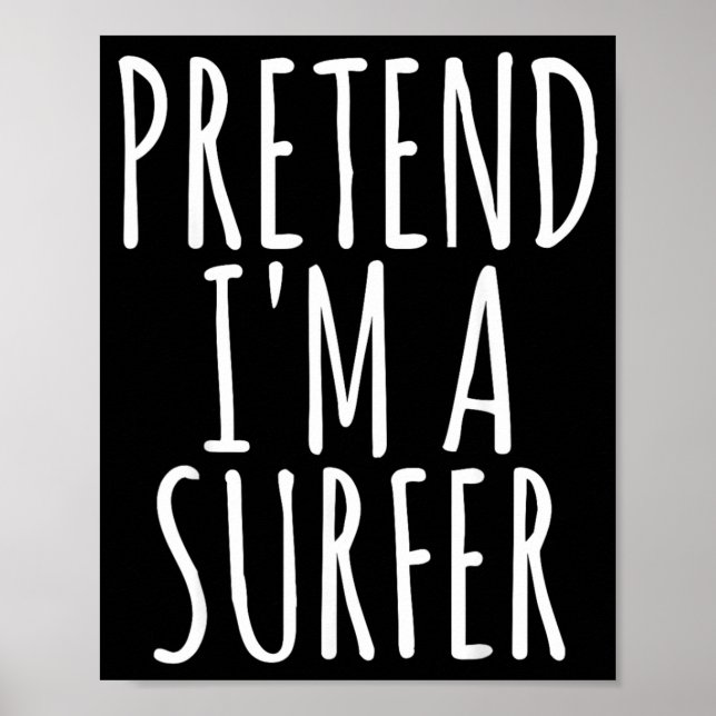 Lazy Funny Halloween Costume Poster (Front)