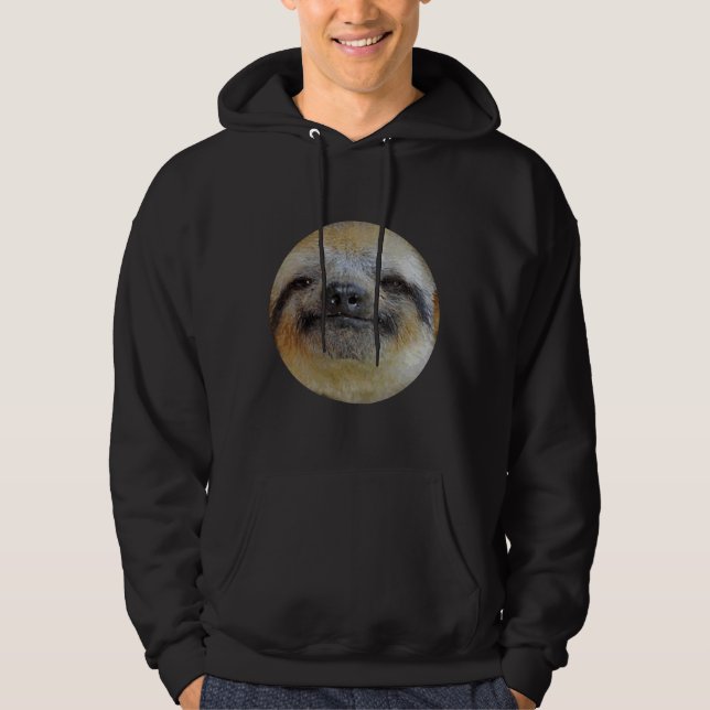 Lazy Funny Sloth Hoodie (Front)