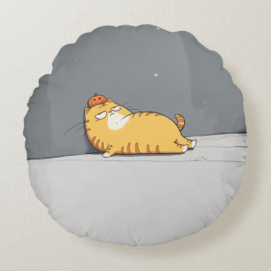 Lazy Ginger Cat Relaxation Cushion