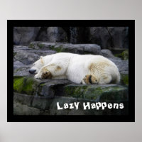 Lazy Happens Polar Bear