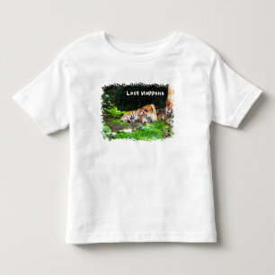 Lazy Happens Siberian Tiger Toddler T-shirt