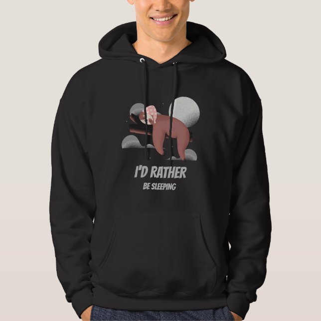 Lazy Little Sloth Hoodie (Front)