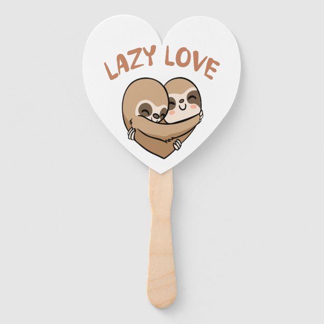 Lazy Love      Hand Fan (Front)