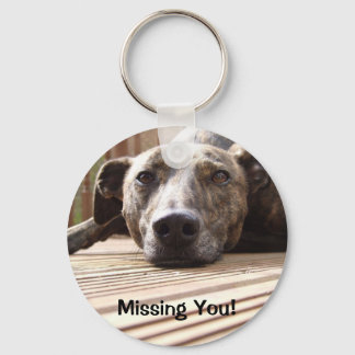 Lazy Lurcher Keychain