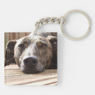 Lazy Lurcher Keychain