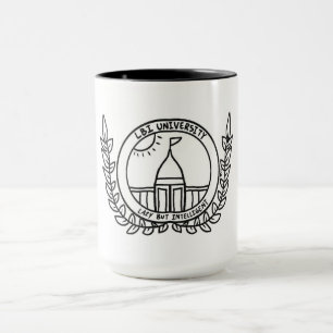 LAZY MAIS INTELLIGENT (TM) UNIVERSITY COFFEE MUG