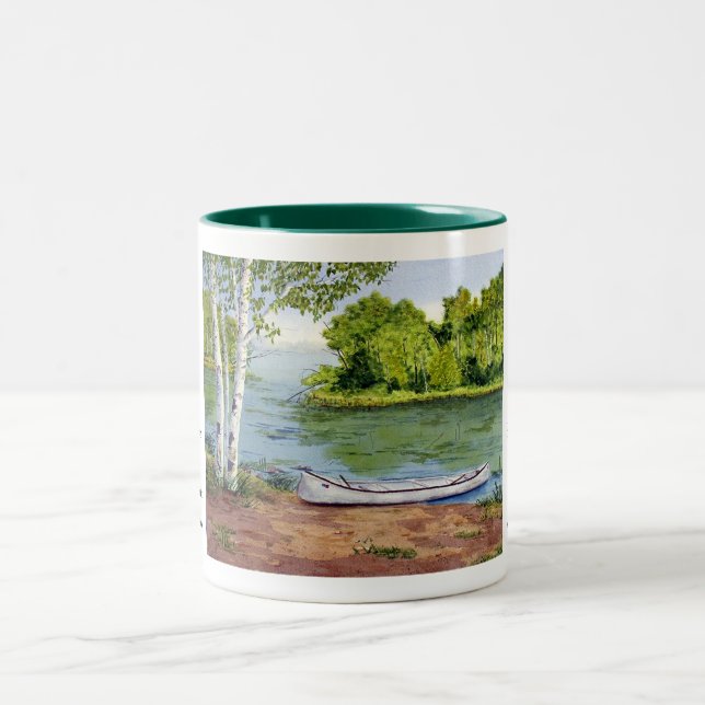 Lazy Northwoods Canoe Trip Mug (Center)