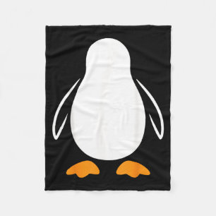 Lazy Penguin Costume Adul Fleece Blanket