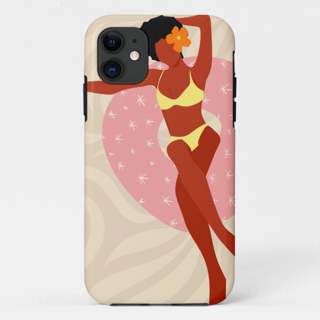 Lazy Pool Day Case-Mate iPhone Case (Back)