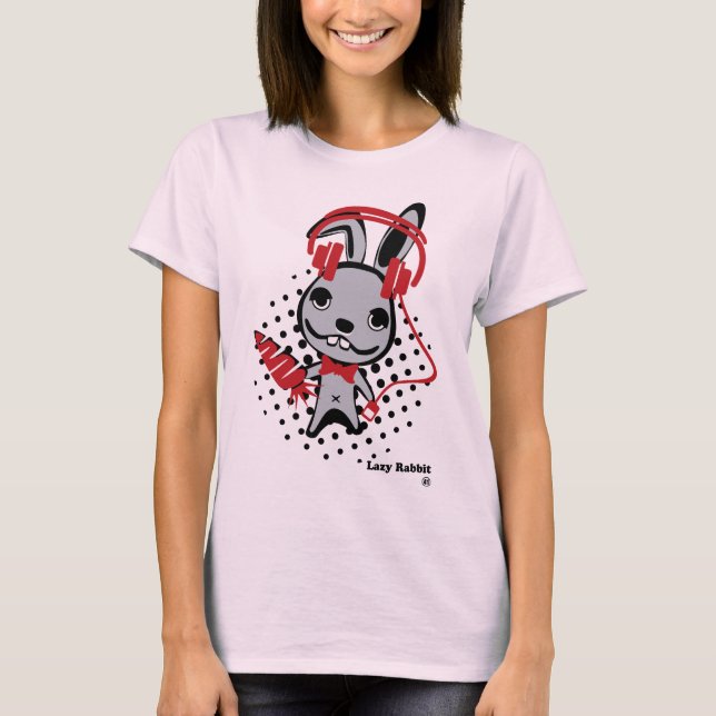 Lazy Rabbit 2 T-Shirt (Front)
