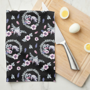 Lazy Raccoon Kitchen Towel
