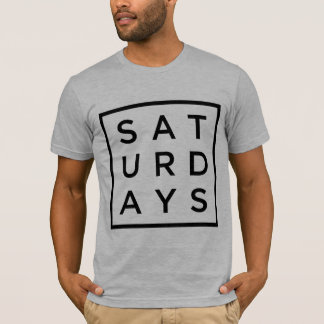 lazy saturday square type tee