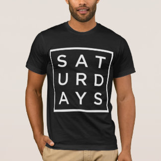 lazy saturday square type tee