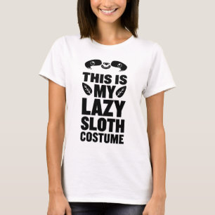 Lazy Sloth Costume T-Shirt