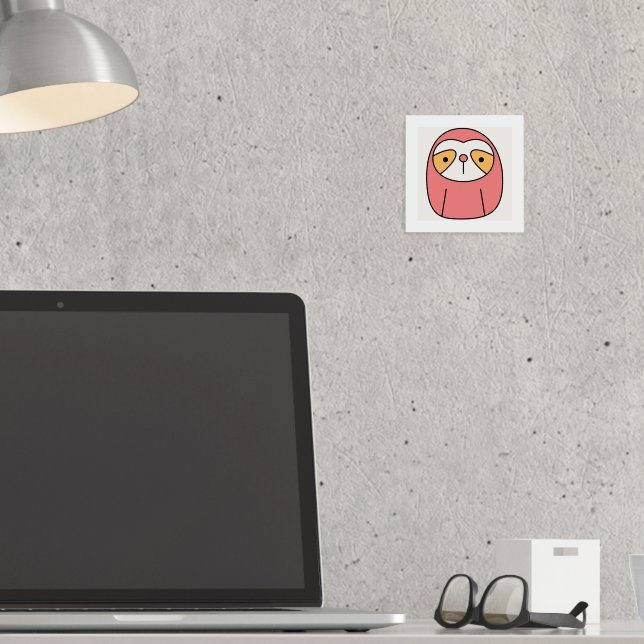 Lazy Sloth Foil Prints (In Situ (Desk))