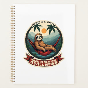 Lazy Sloth Humor Shirt Selective Effort Vintage Planner