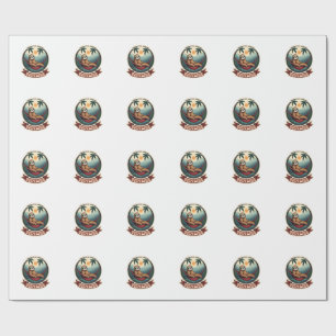 Lazy Sloth Humor Shirt Selective Effort Vintage Wrapping Paper