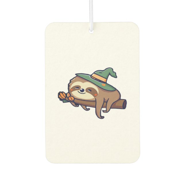 lazy sloth kawaii Classic T-Shirt Air Freshener (Front)