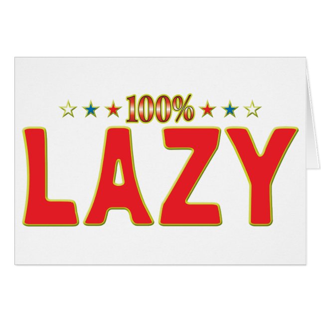 Lazy Star Tag (Front Horizontal)