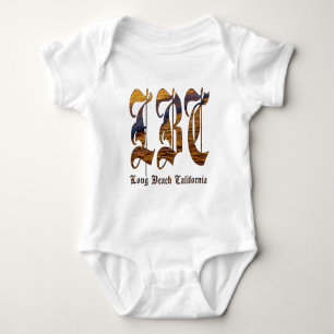 LBC - Long Beach California - Ocean Baby Bodysuit