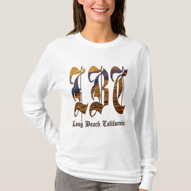 LBC - Long Beach California - Ocean T-Shirt (Front)