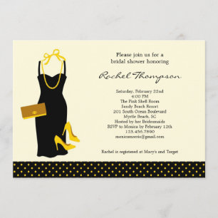 LBD Bridal Shower Invitation