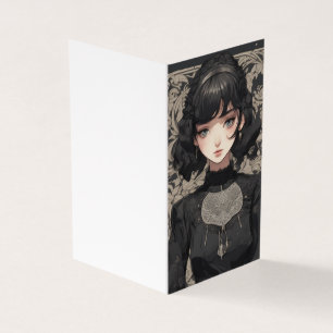 LBD Little Black Dress Mysterious Gothic Blank