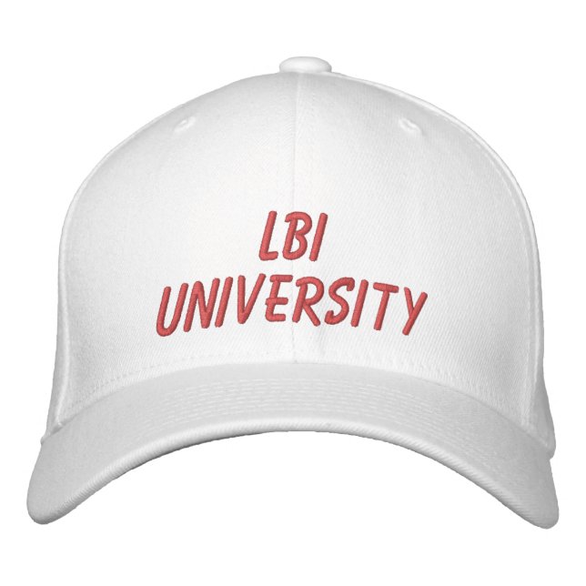 LBI UNIVERSITY BASEBALL CASQUETTE BASEBALL EMBROID (Devant)