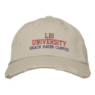 LBI UNIVERSITY BEACH HAVEN CAMPUS EMBROIDERED HAT