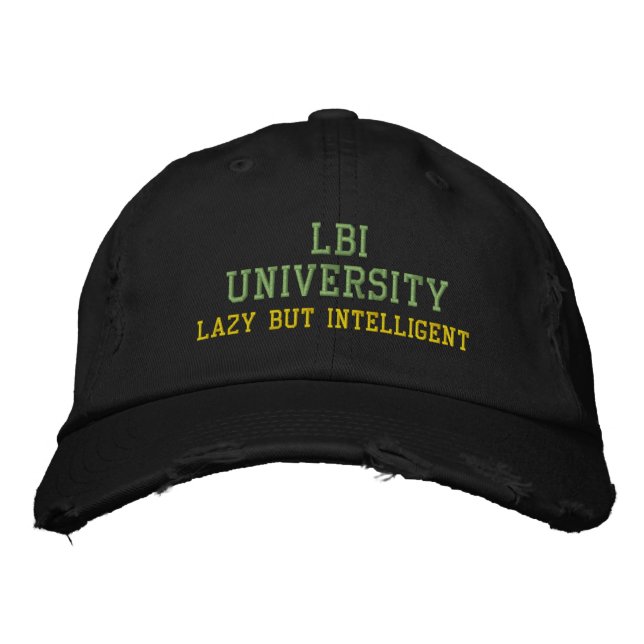 LBI UNIVERSITY MARDEMARKÉ CASQUETTE EMBROIDÉE (Devant)