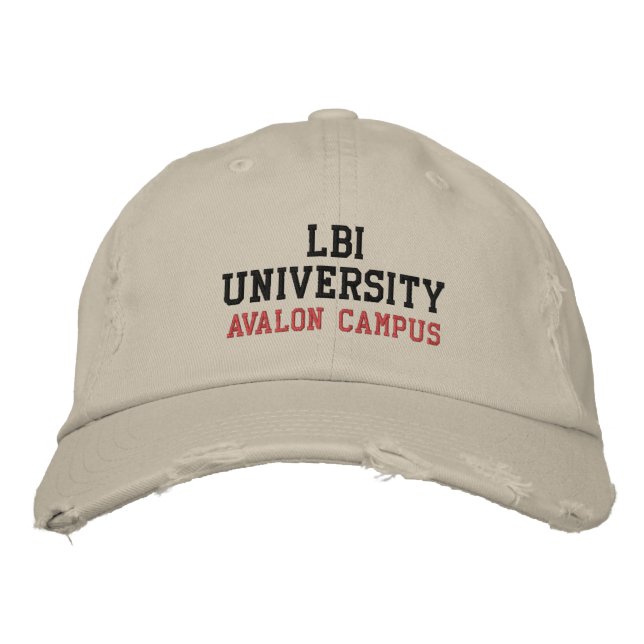 LBI UNIVERSITY (TM) CASQUETTE EMBROIDERED (Devant)