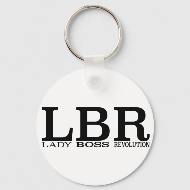 LBR Lady Boss Revolution Keychain (Front)