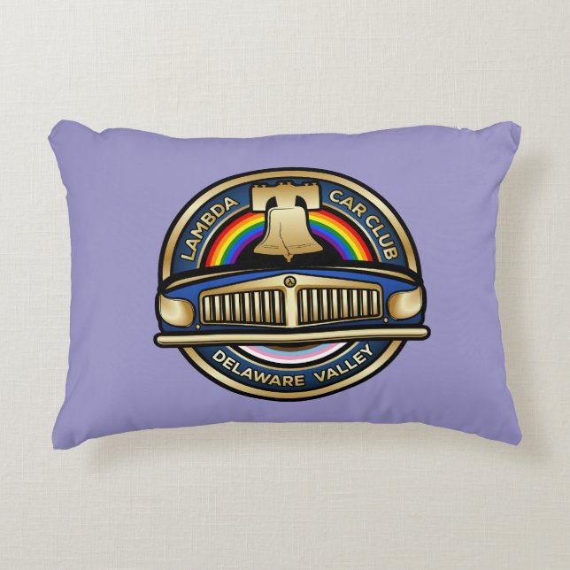 LCCI DelVal Throw Pillow (Lavender) (Front)