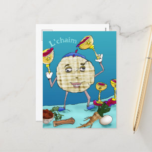 L'chaim Pesach Holiday Postcard