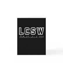 LCSW 2024 Graduation New Licensed Social Worker 