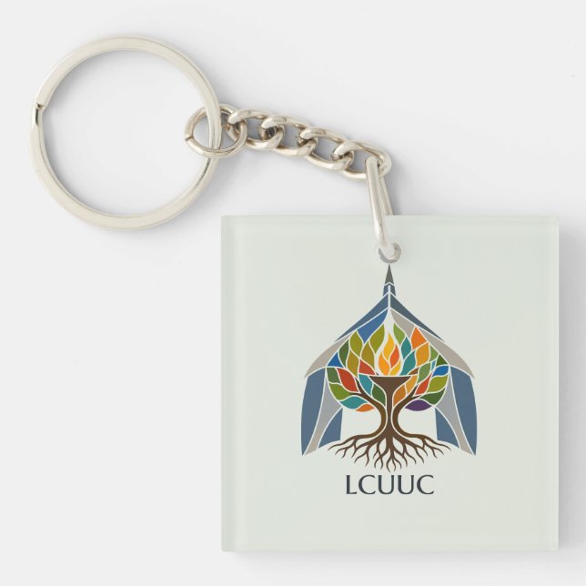 LCUUC Community Chalice Keychain (Front)