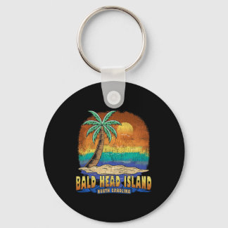Ld Head Island North Carolina Vintage Distressed Keychain