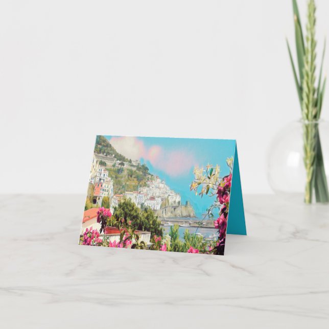 ldp AMALFI - panorama - Amalfi coast - Card (Front)