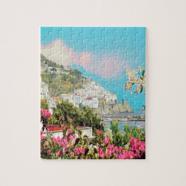 ldp AMALFI - panorama - Amalfi coast - Jigsaw Puzzle (Vertical)
