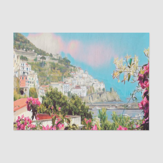 ldp AMALFI - panorama - Amalfi coast - Tissue Paper (Front)