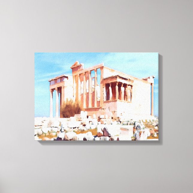 ldp Athens - Acropolis - Cecropia Canvas Print (Front)