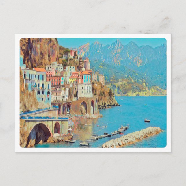 ldp ATRANI.- Amalfi Coast - Postcard (Front)
