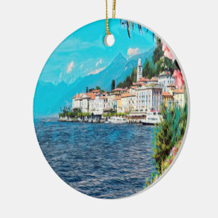 ldp BELLAGIO - Lake Como - Ceramic Ornament