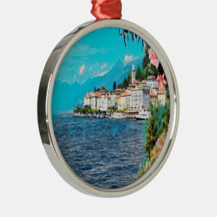ldp BELLAGIO - Lake Como - Metal Ornament